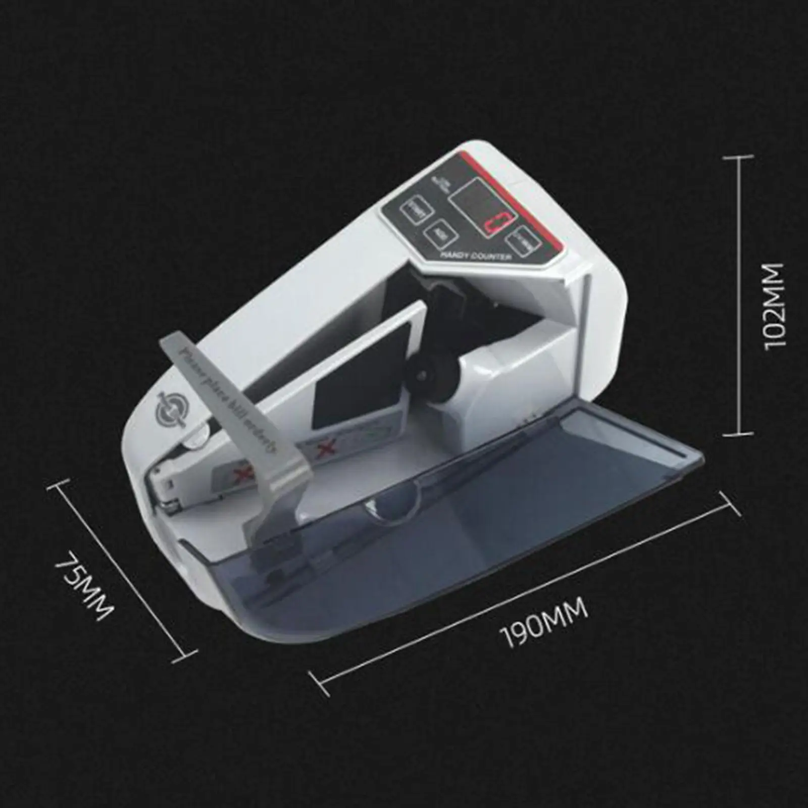 

Money Counter Machine with Counterfeit Detection Handy Banknote Counting Machine Banknote Counter for Small Business Store Bank