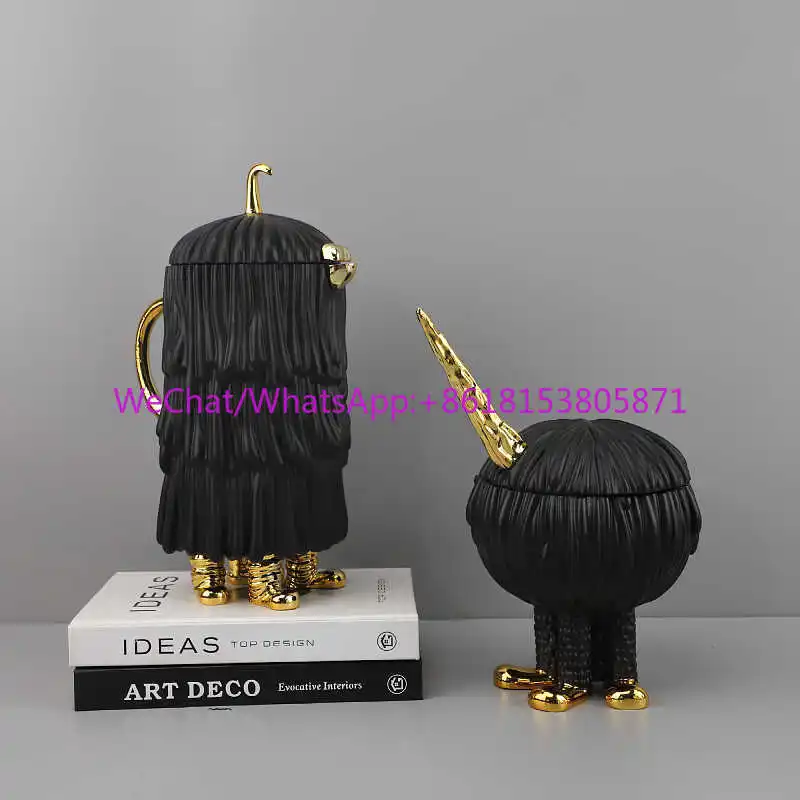 Simple storage tank storage home living room creative craftsmanship model room desktop decoration ornament