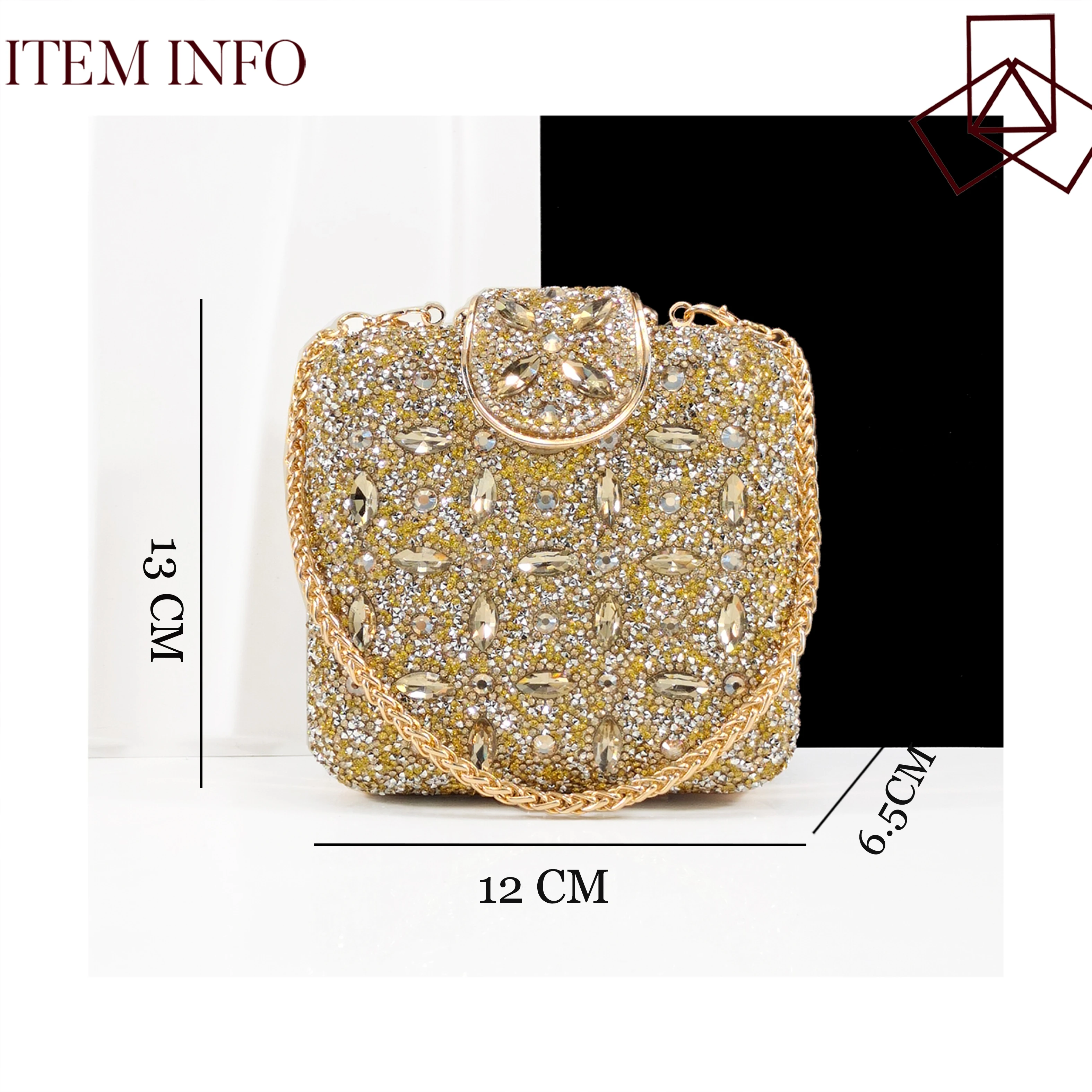 كعب عالي أنيق من QueenaYan بتصميم إيطالي بمقدمة مدببة مع زخرفة من حجر الراين على شكل ألماس مريح ومتين #5