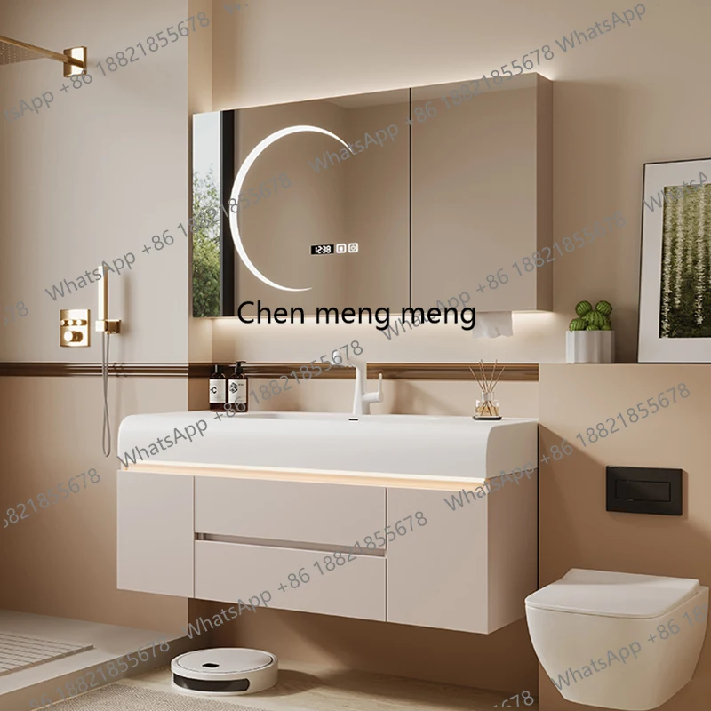 Space Saver Modern Bathroom Cabinet Paper Drawers Partitions Makeup Vanity Bathroom Cabinet Wall Perfume Gabinete Home Furniture