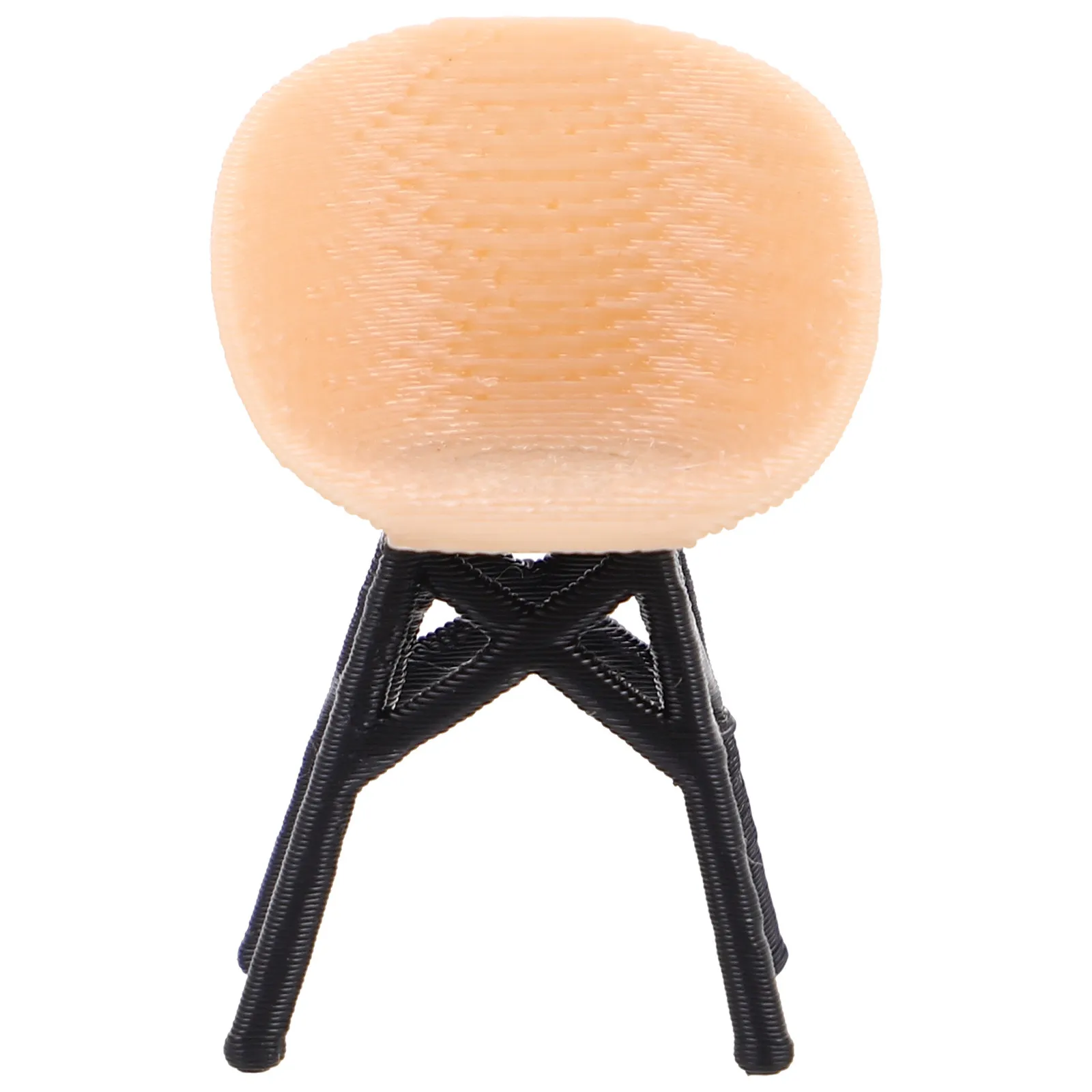 

Miniature Rattan Chair Realistic Miniature Furniture for Dollhouse Living Room Decor Mini Chair Ornamental Scene Enhancement