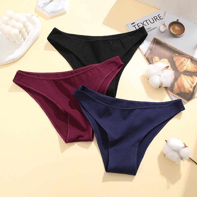 7 Colors Cotton Panty Women\'s Panties Sexy Underwear Ladies Briefs Comfortable Female Underpants Intimates Women Lingerie M-XXL