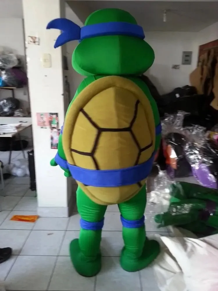 Halloween Character Turtle Costume para adultos, vestido de Natal, adereços completos, mascote, novo