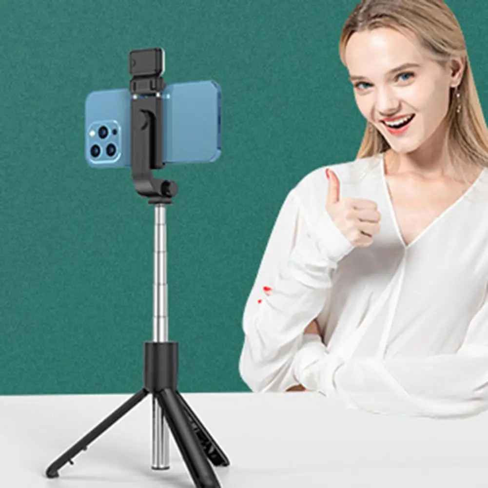 Useful Selfie Stick Tripod Long Battery Life Foldable Compact Selfie Tripod Stand Photo Props