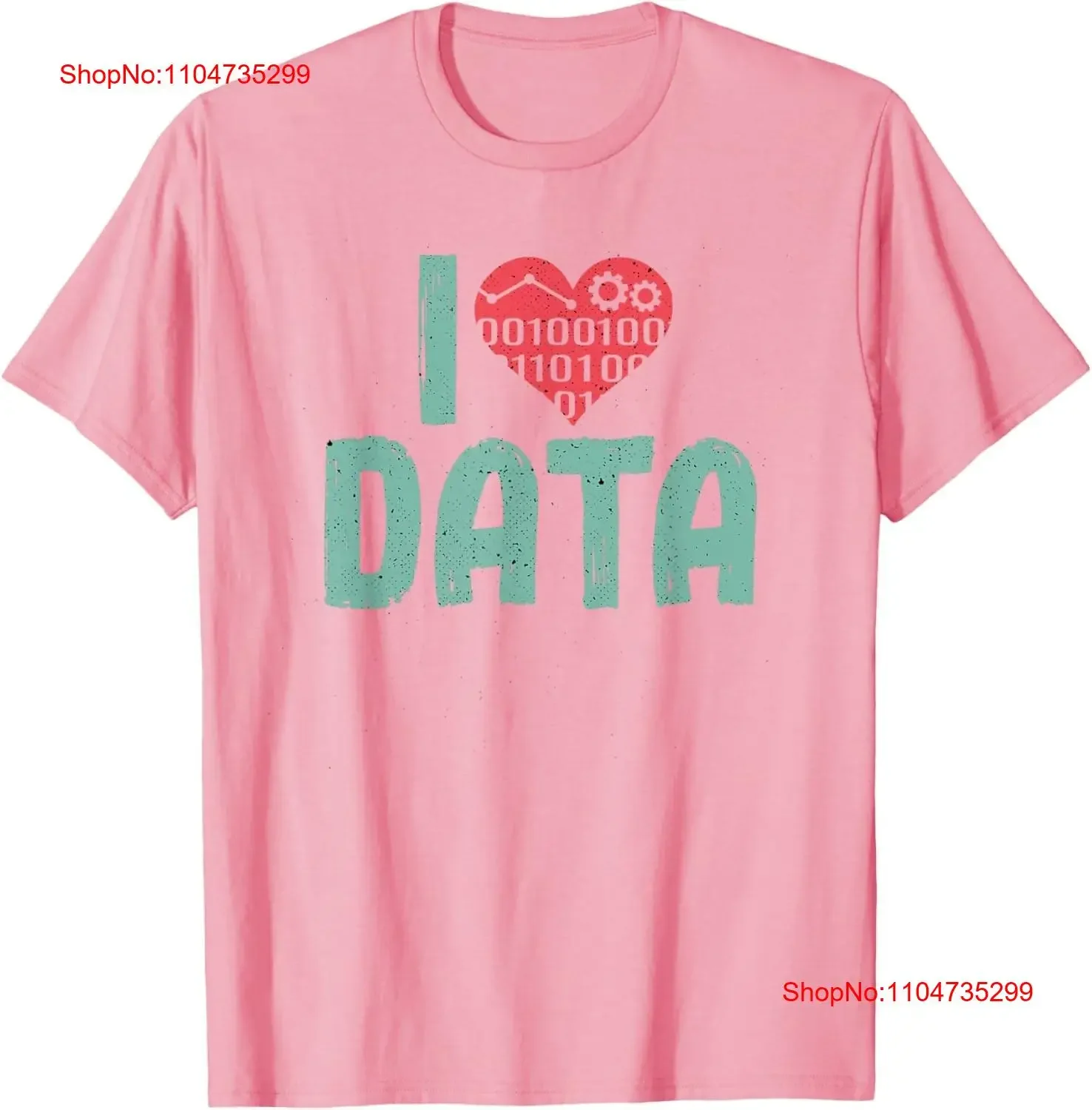 Data Encoder I Love Statistics Science Analysts T Shirt  vintage Washed Versatile Comfortable Slightly Unisex homme streetwear