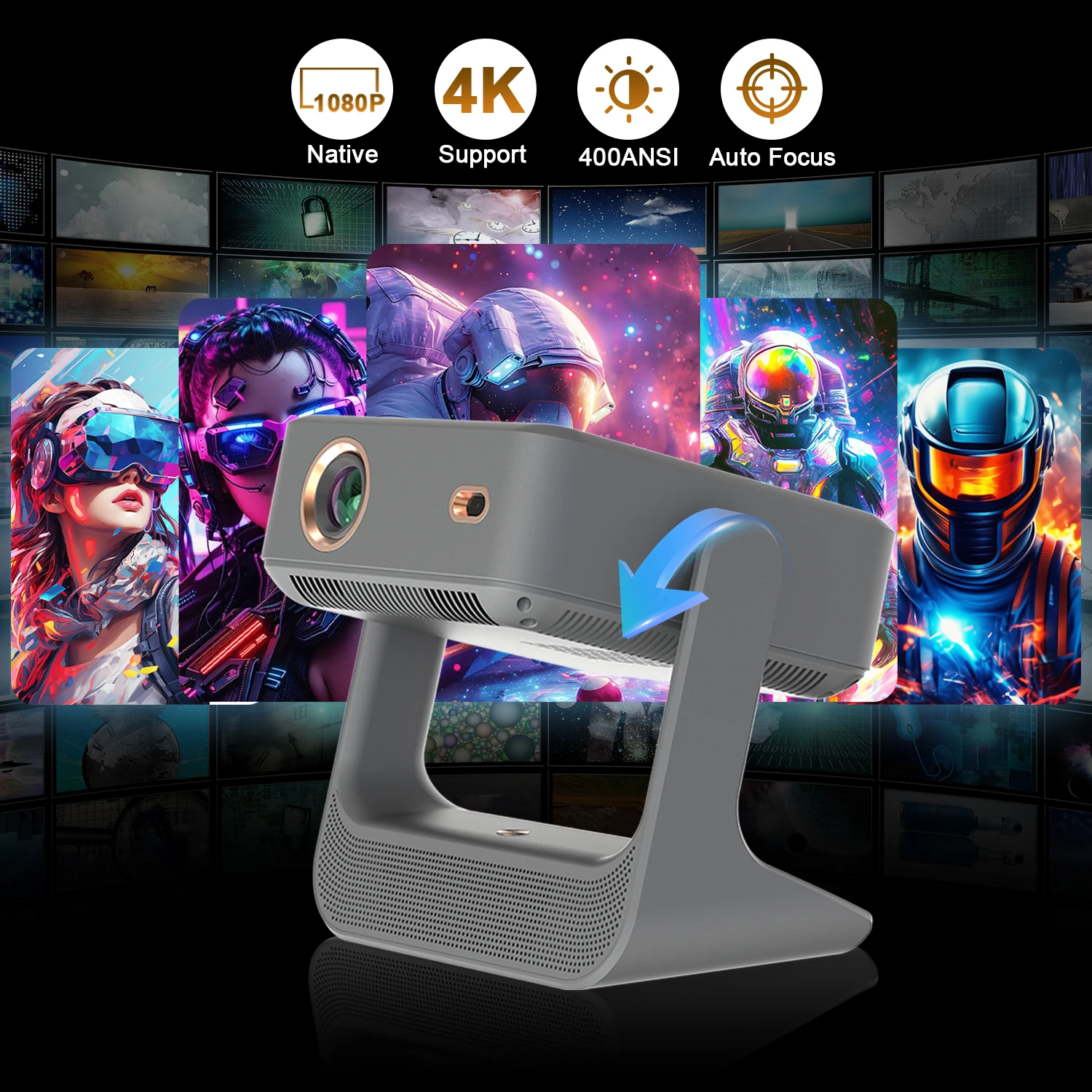 Dual Hd Projector –… - image