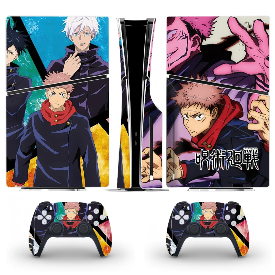 jujutsu-kaisen-gojo-anime-ps5-disco-fino-adesivo-de-pele-decalque-capa-para-controlador-console-ps5-disco-fino-adesivo-de-pele-vinil