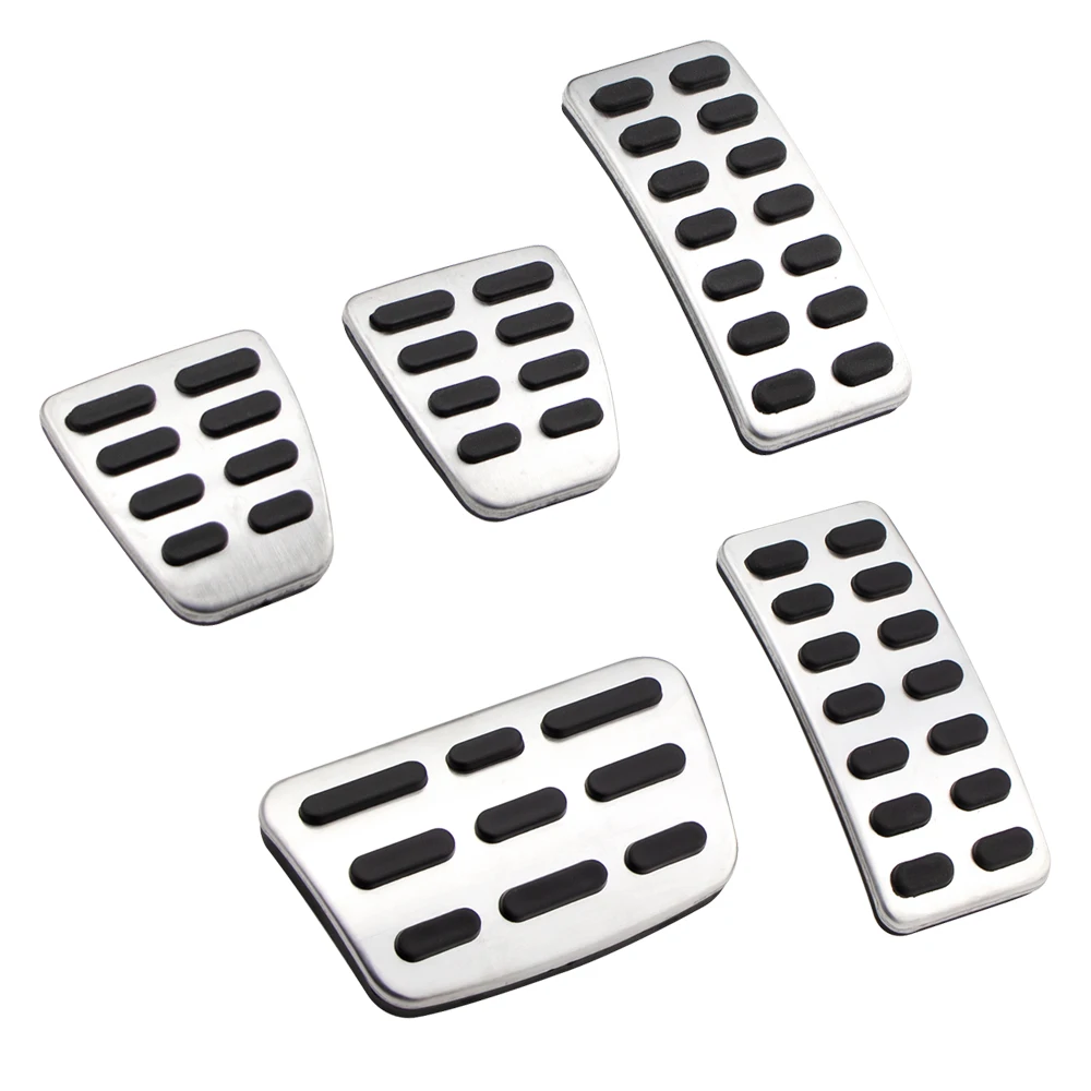 Cubiertas de Pedal de coche para Hyundai Accent Solaris I20 2011-2016 Creta Ix25 Kia K2 Rio Soul MT AT accesorios de acero inoxidable para automóviles