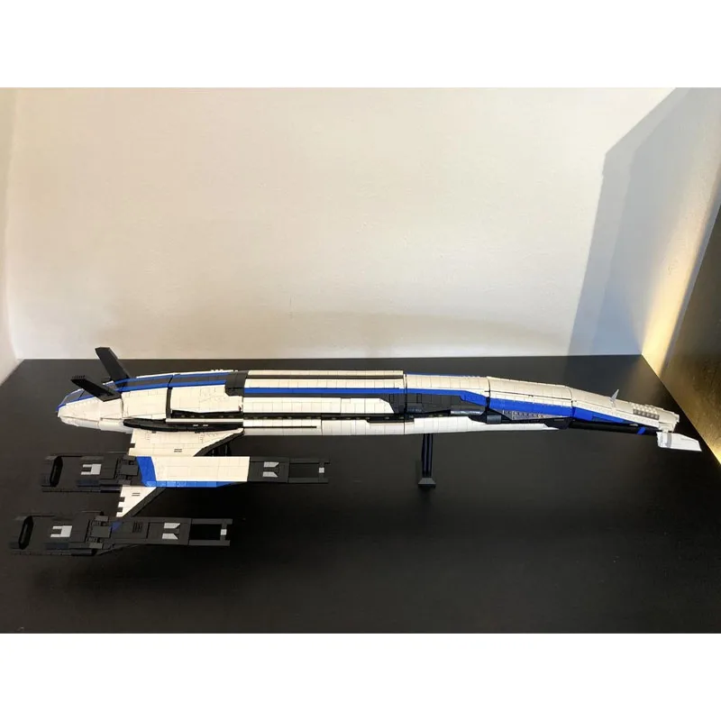 MOC-118415 Weltraum-Raumschiff, Schlachtschiff, Bausteinmodell, 3911, Teile, Jungen- und Kindergeburtstag, Weihnachten, Spielzeug, Geschenk