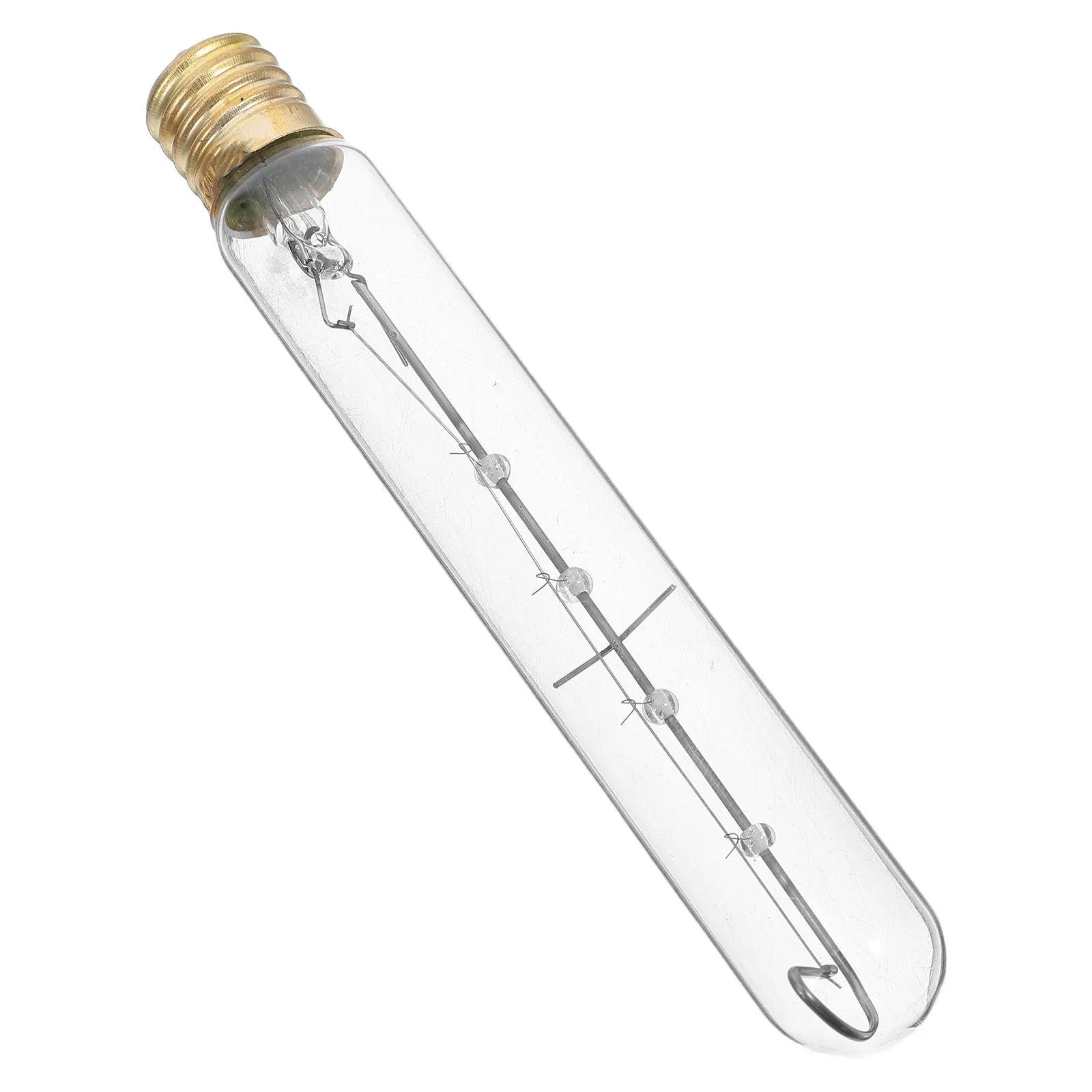 Tubular E17 Refrigerator Light Bulb Vintage Tungsten Filament Brass Base Appliance Replacement Freezer Fridge Light