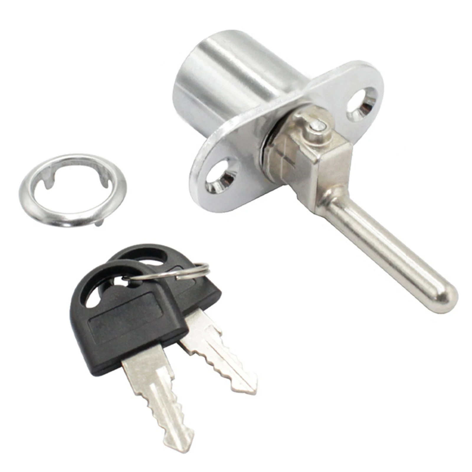 Cabinet Door Shutter Drawer Lock Lock Cylinder 1pc Beautiful Processing Bright Chrome High-quality 16/19mm New