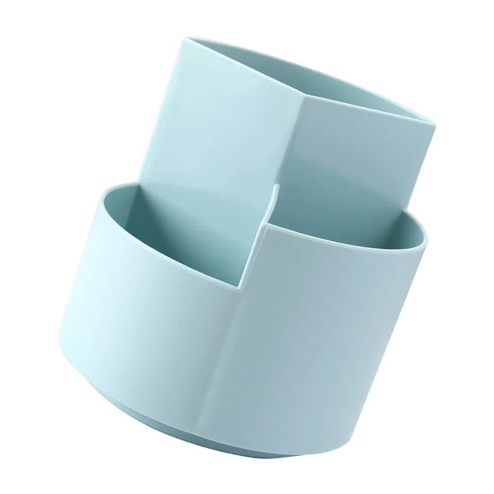 360-Degree Rotating Pen Holder Desktop Storage Box For Stationery Makeup Brushes Keys Organizer Multi-Functional Desk Sorting