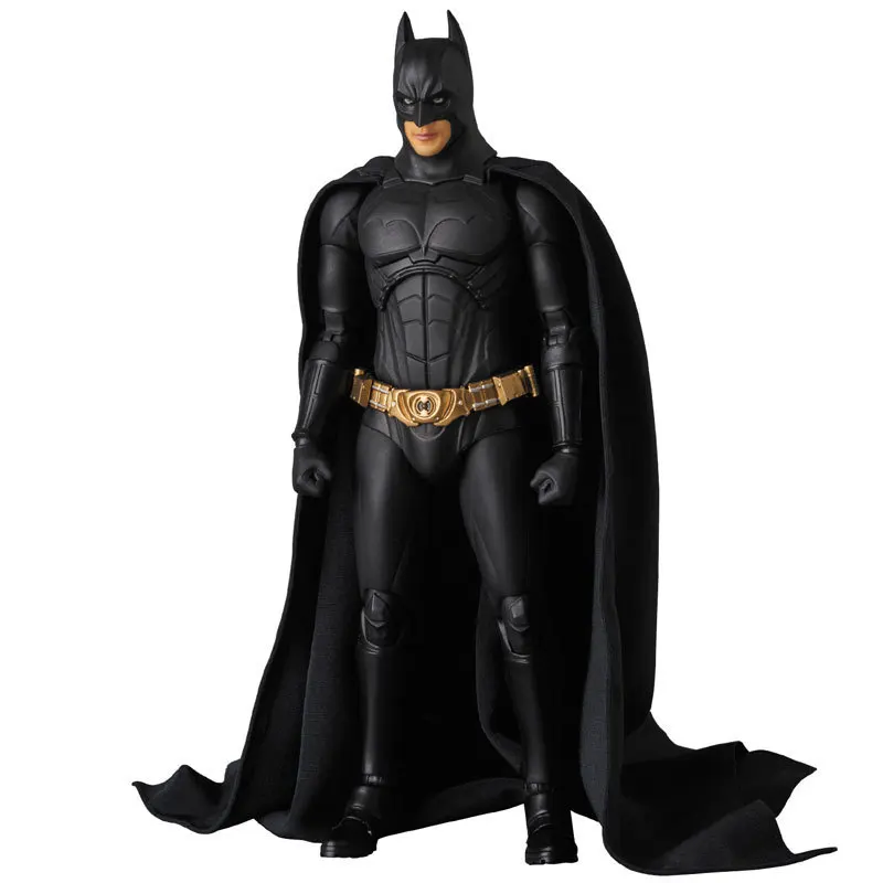 DC Mafex049 Justice League Bruce Wayne 16cm Action Figure Batman Joint Movable Collection Anime Model Children's birthday gift