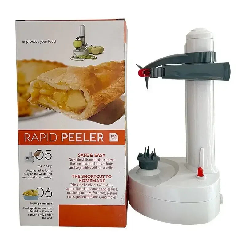 220V Fruit scraper, household automatic peeler, apple peeler, portable multifunctional electric potato peeler