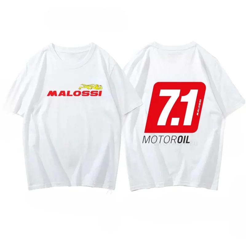 Hot Sale New Fashion Malossi Theme 100%Cotton Summer Streetwear Clothing Short Sleeve T Shirt Y2k Funny Tee Unisex Graphic Gym