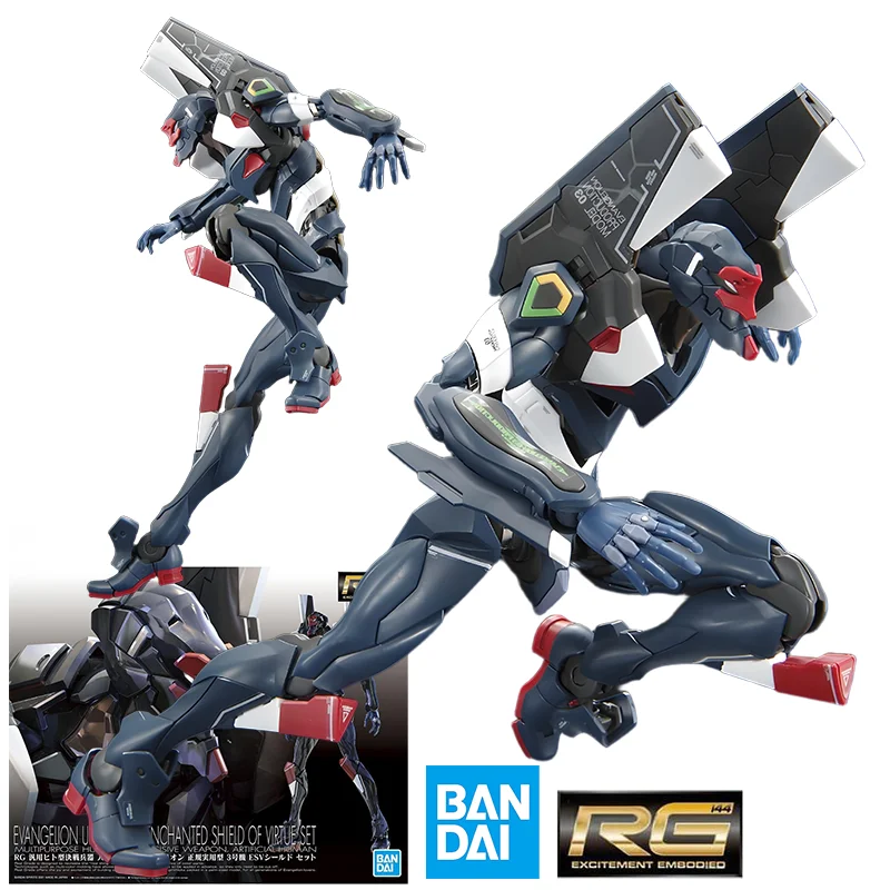 

Bandai Genuine RG 1/144 EVANGELION UNIT-03 ESVShield set Anime figure Movable toy Anime Peripheral Action Figures for Collectors