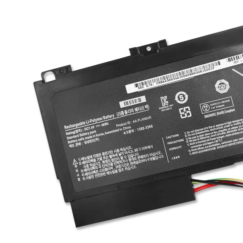 

Аккумулятор 7.4V 46Wh AA-PLAN6AR для 900X1B-A02 900X3A-A01 BA43-00292A