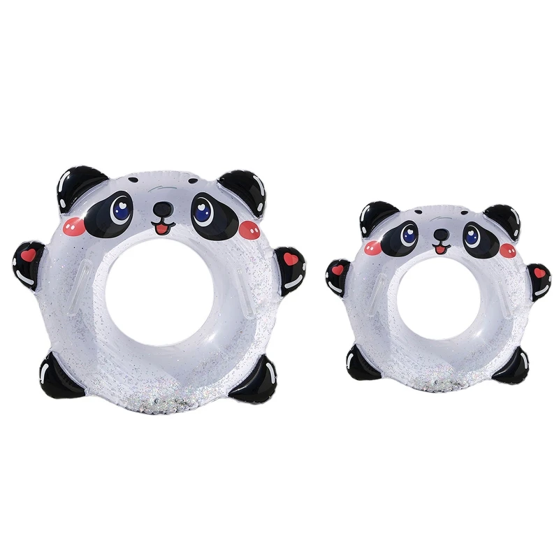 

60/70cm 3D Panda Swim Ring Pool Float Backyard Swimming Pool PVC Float Beach Water Rings Children Party Favor