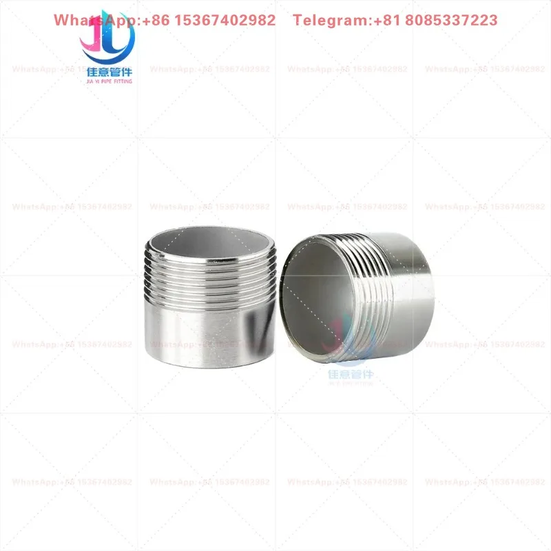 20  pcs 201/304 stainless steel external thread threaded water pipe welding joint, 1 inch 4 in 6 in 1.5 inch DN25