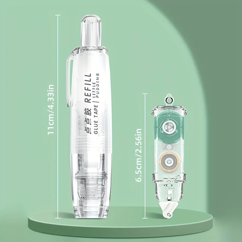 1pc Creative Retractable Point Dispensing Glue Tape - Double-Sided Adhesive Dots Tape for School Crafting, Glue for Crafts