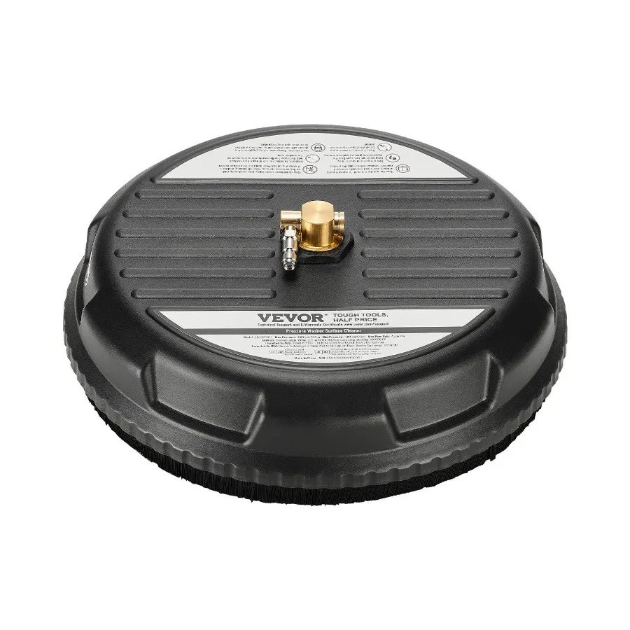 

15 Мойка высокого давления Очиститель поверхностей 4 колеса 3000 Макс. фунтов на квадратный дюйм Пластик Черный