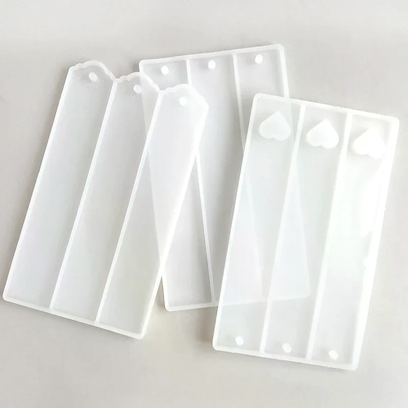 1pc Rectangle Bookmark Silicone Mold Rectangle Bookmark Epoxy Resin Casting Molds For DIY Epoxy Resin Crafts Making Tools For Re