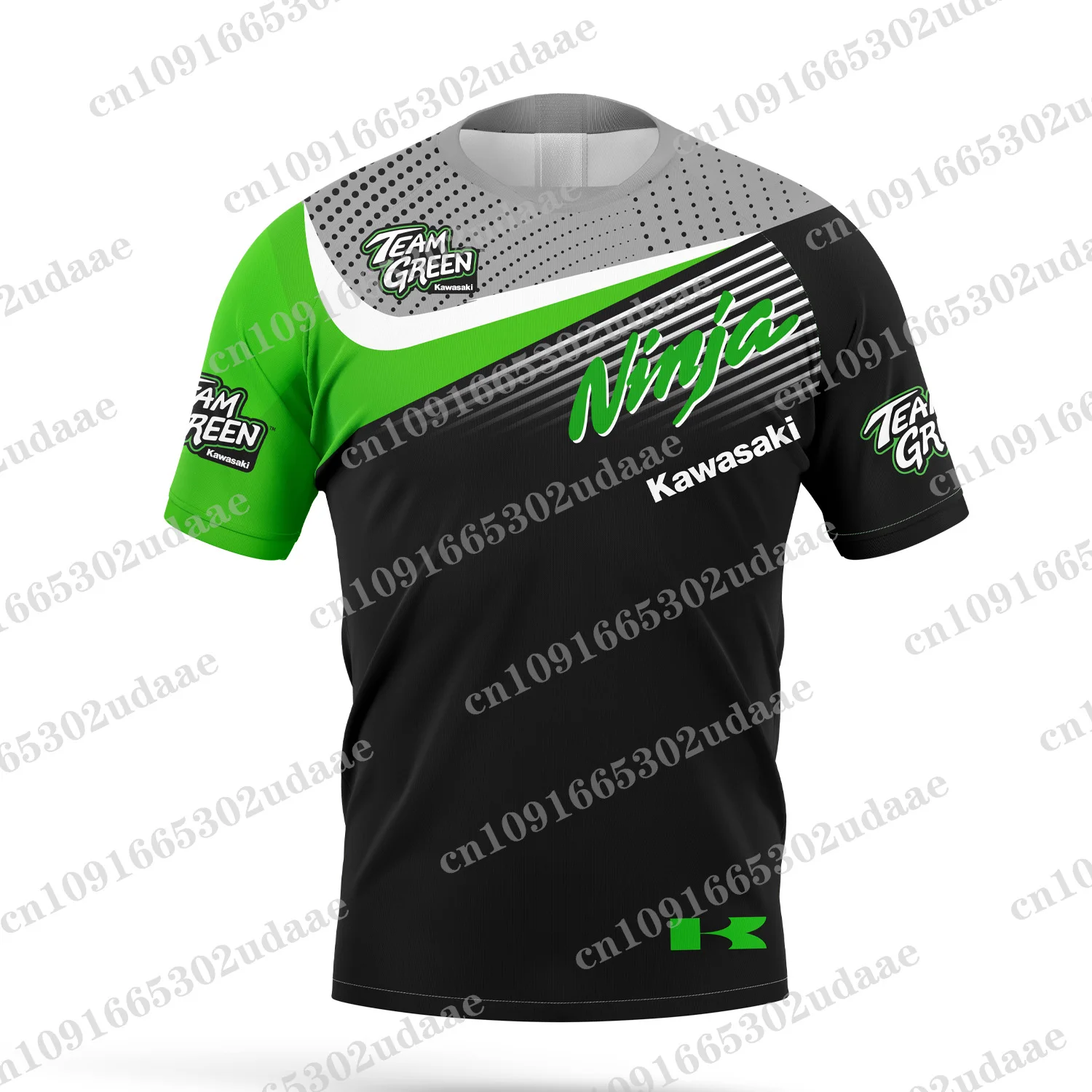 2024 nuove magliette Kawasaki da uomo e da donna della squadra di corse stampate in 3D camicie a maniche corte, abbigliamento sportivo da moto, top