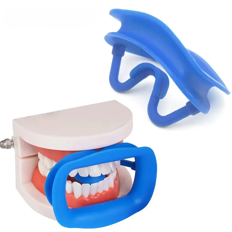 

Dental Mouth Props Retractor Green/Blue retractor soft silicon Intraoral Lip Cheek Retractor Expand Dental Orthodontic Tools