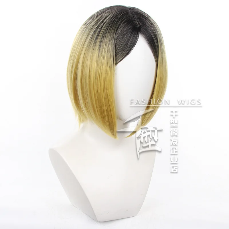 Anime Kenma Kozume parrucca Cosplay parrucche corte Costume di Halloween per uomo