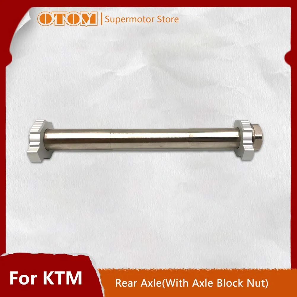 

Motorcycle Accessories Rear Axle Wheel Hub Shaft With Block Nut For KTM SX SXF XC XCF HUSQVARNA FC FX FS TC TX GASGAS MCF EXF