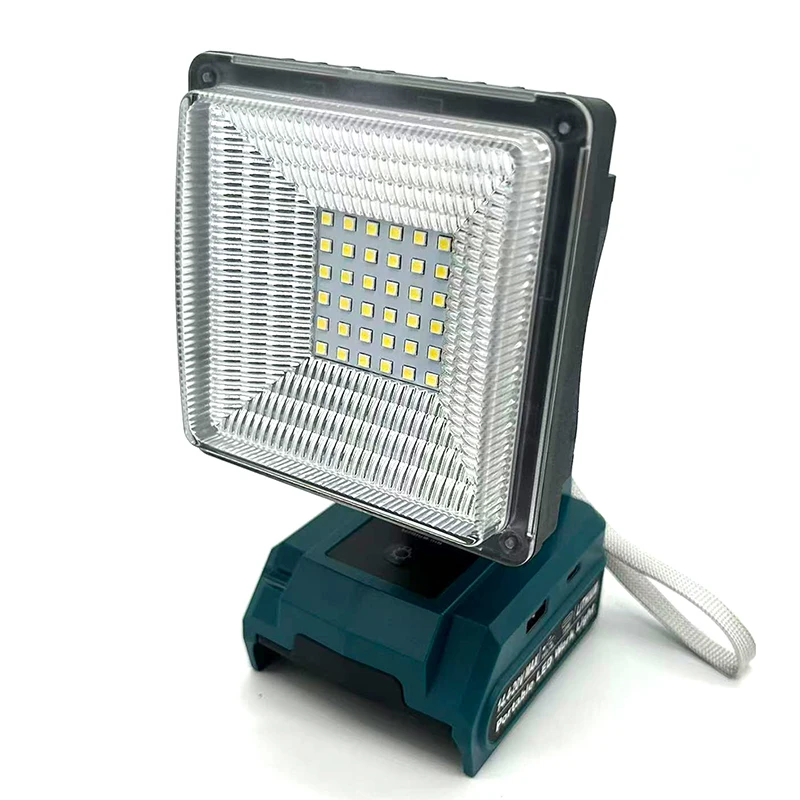 For MT 18V Batteries 15W Cordless LED Work Light Rechargeable Portable Camping Light for Construction Sites Camping Emergencies