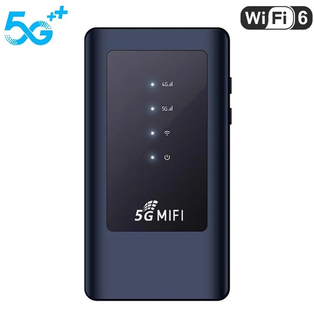 5G MiFi Mobile Modem WiFi5 Dual Band 5Ghz Wifi Hotspot 4400mAh Portable Wireless Internet Router Device Up To 16 User for Travel