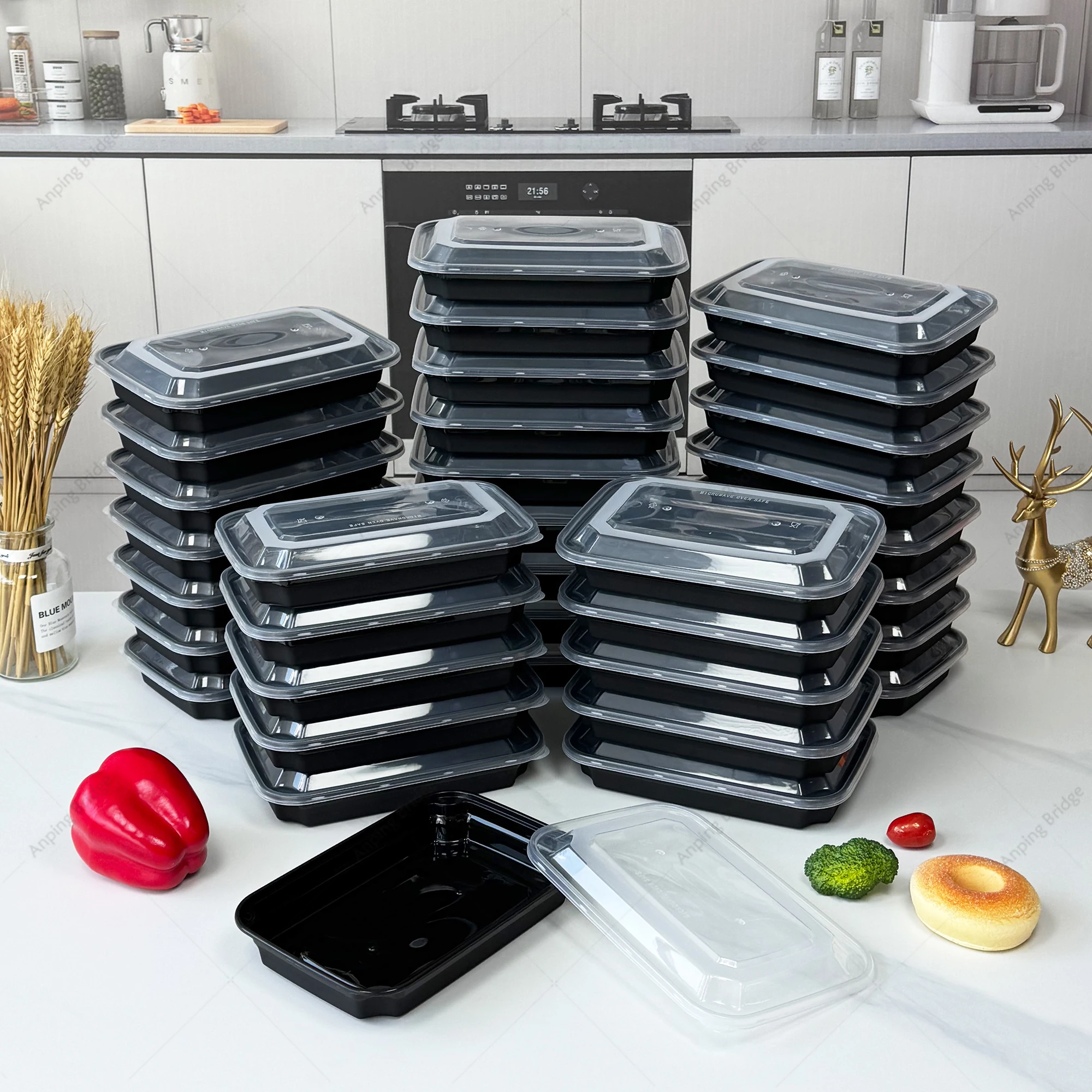 Meal Prep Kit - Set Wadah Persiapan Makanan 10/38 Buah,