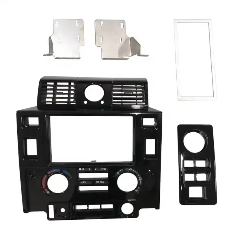 Interior Central Panel Dashboard Center Console Cover Fit for Land Rover Old Defender 110 130 90 Auto Parts