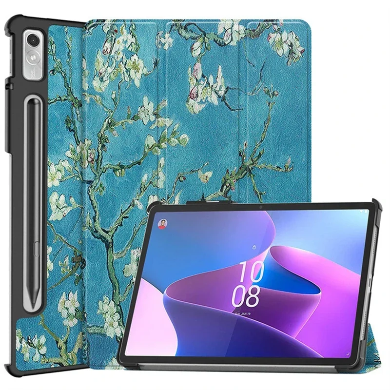 For Lenovo Xiaoxin Pad Pro 12.7 Case 2023 12.7inch PU Leather Shockproof Fold Smart Cover For Xiaoxin Pad Pro 12 7 Case TB-371FC