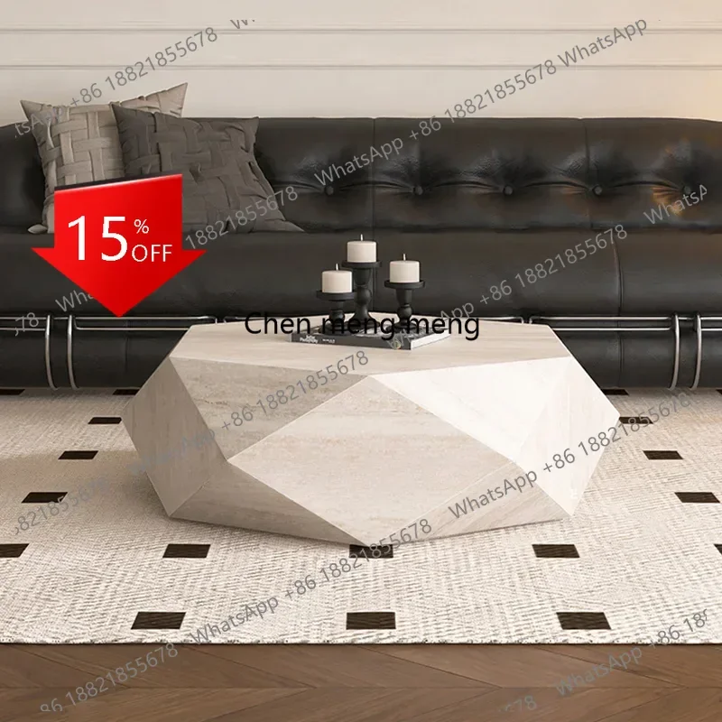 

A139 Designers Modern Coffee Table Nordic Luxury Advanced Marble Coffee Table Sofa Side Living Room Home Furniture Salontafel