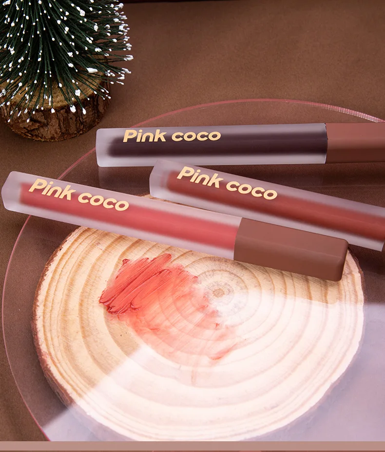 مجموعة أحمر شفاه مخملي غير لامع مكونة من 6 ألوان، ظلال غنية للمكياج، ملمع شفاه مقاوم للتلطخ وطويل الأمد، مكياج تجميل بالجملة