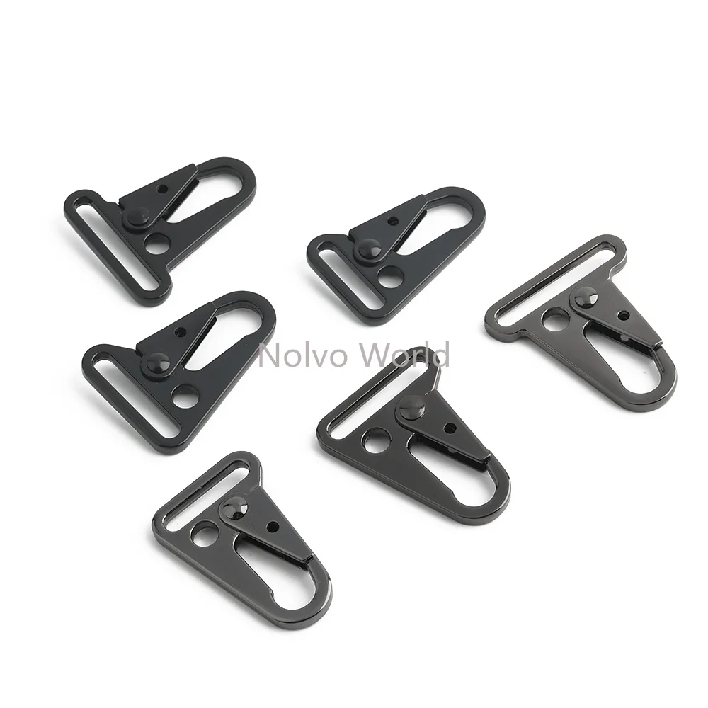 10/50/100PCS Double Opening Zippers Zipper Clip Theft For Webbing Belt Key Chain Bag Hook Multi-functional Buckles Accessories