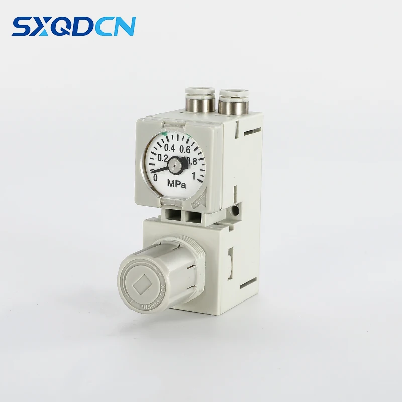 Pneumatic Small Compact Design Pressure Regulator Durable Small Pressure Regulating Valve ARM10F1-08G