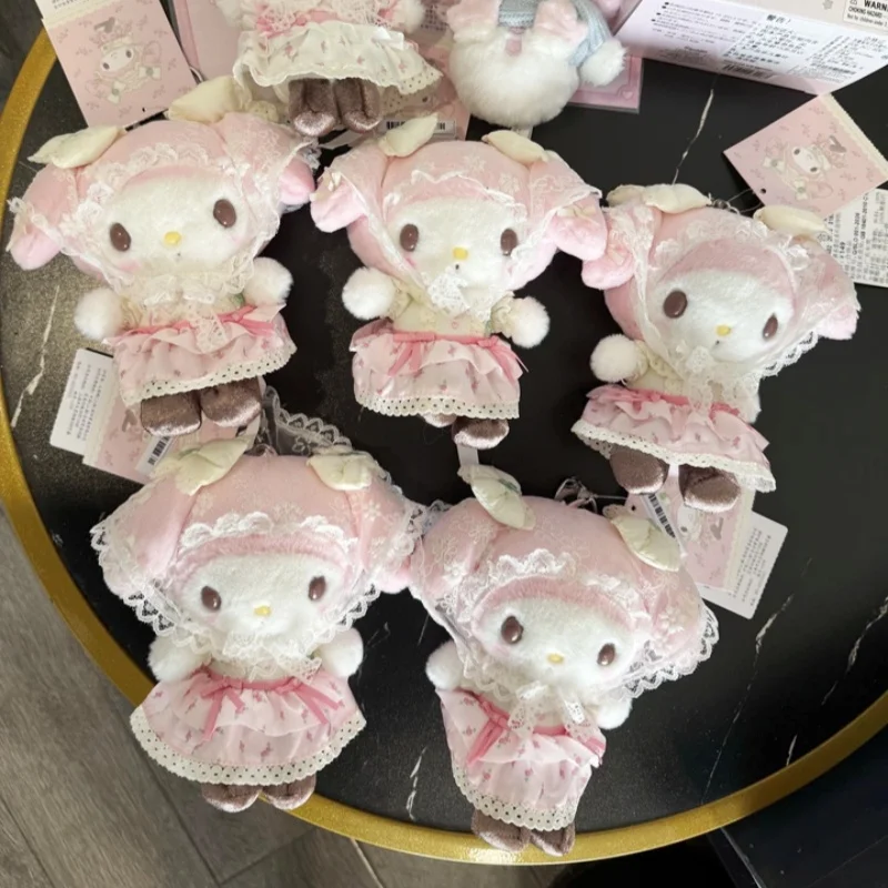 

Sanrio Plush Doll Keychain Forest Lace Series Cute Stuffed Bag Charm For Backpack Decoration My Melody Hello Kitty Cinnamoroll