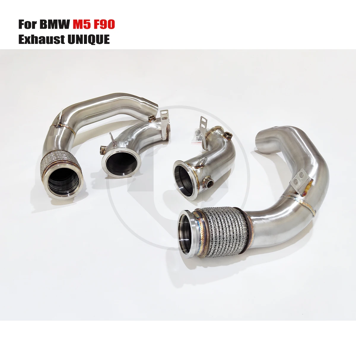 

UNIQUE Designs BMW m5 F90 V8 4.4T Integrated Molding Stripped Straight-through SS304 Downpipe