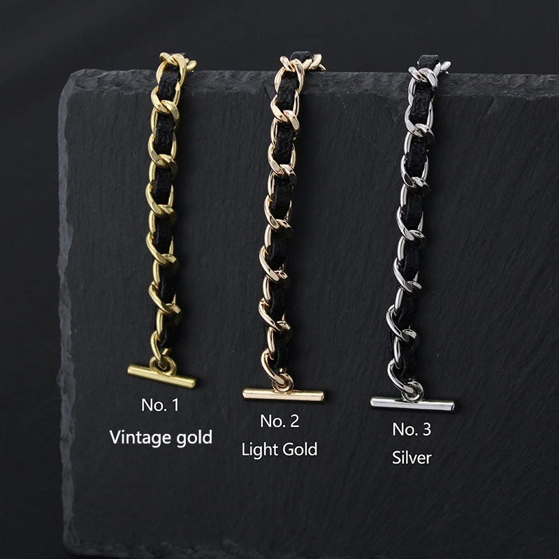 TINBERON Purse T Hook Chain Strap Felt Bag Inner Wallet Chain Insert Bags Accessories Handbag Strap Crossbody Shoulder Straps