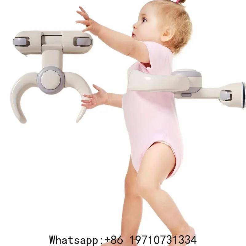 

Baby Suction Cup Shower Rack Wall Mounted Folding Baby Standing Shower Artifact Multi-Functional Free Installation Adjustable