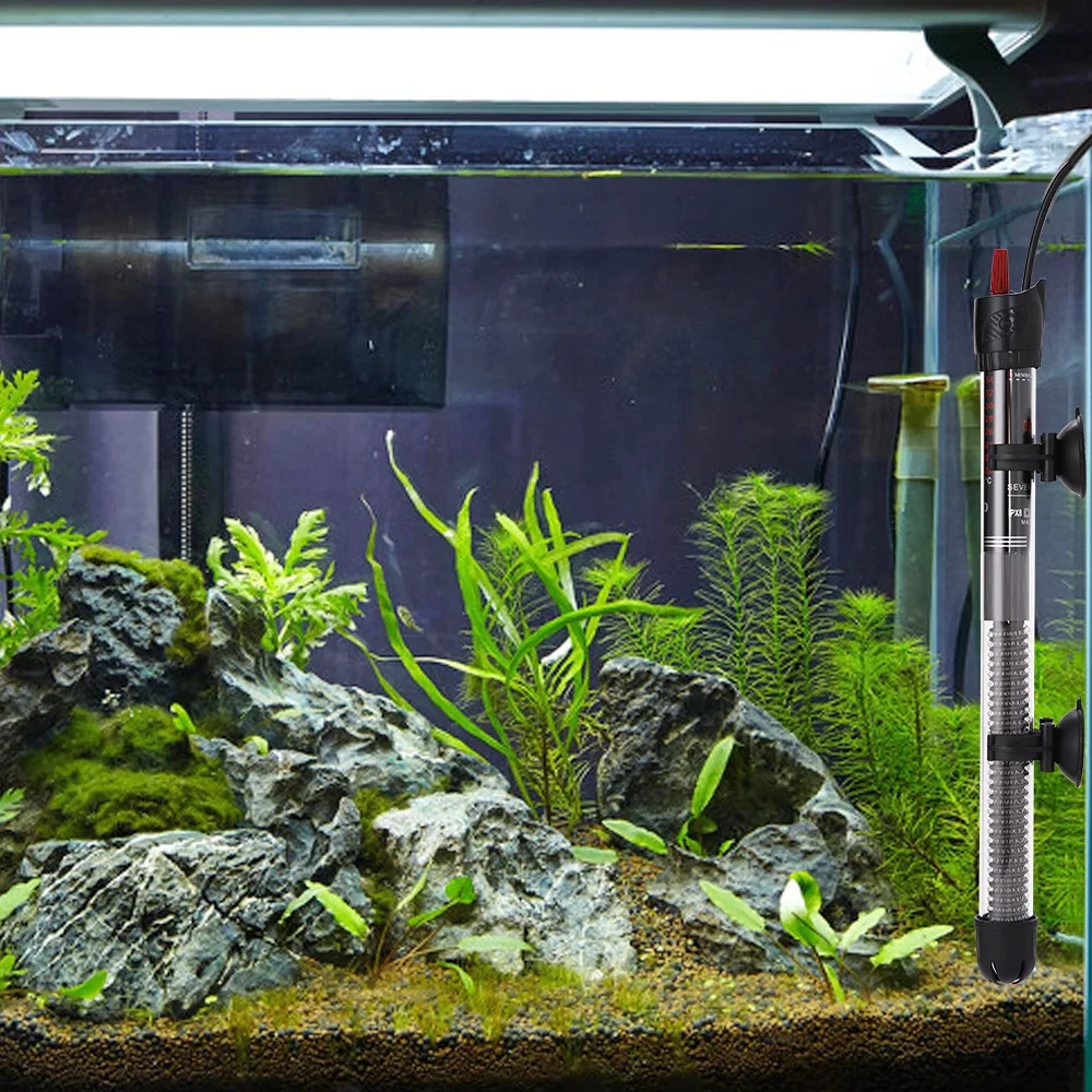 

Submersible Aquarium Fish Tank Heating Rod Automatic Adjustable Temperature Thermostat Water Heater Rod 25W/50W/100W/200W/300W