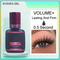 KODIES GEL 10g Eyelash Glue for Eyelashes 0.5s Fast Dry Sensitive Eyes Lash Glue Latex Free Big Volume Firm Bonder Makeup Tools