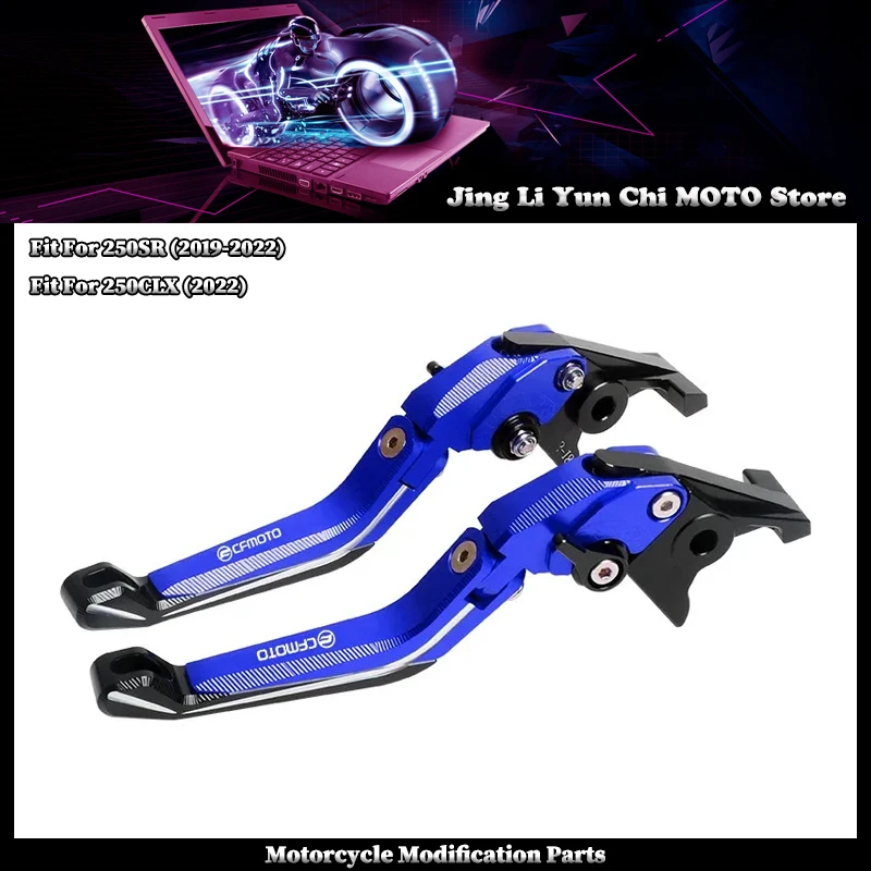 

Fit For CFMOTO 250SR 2019-2022 250CLX 2022 Motorcycle Handlebar CNC Adjustable Folding Extendable Brake Clutch Levers