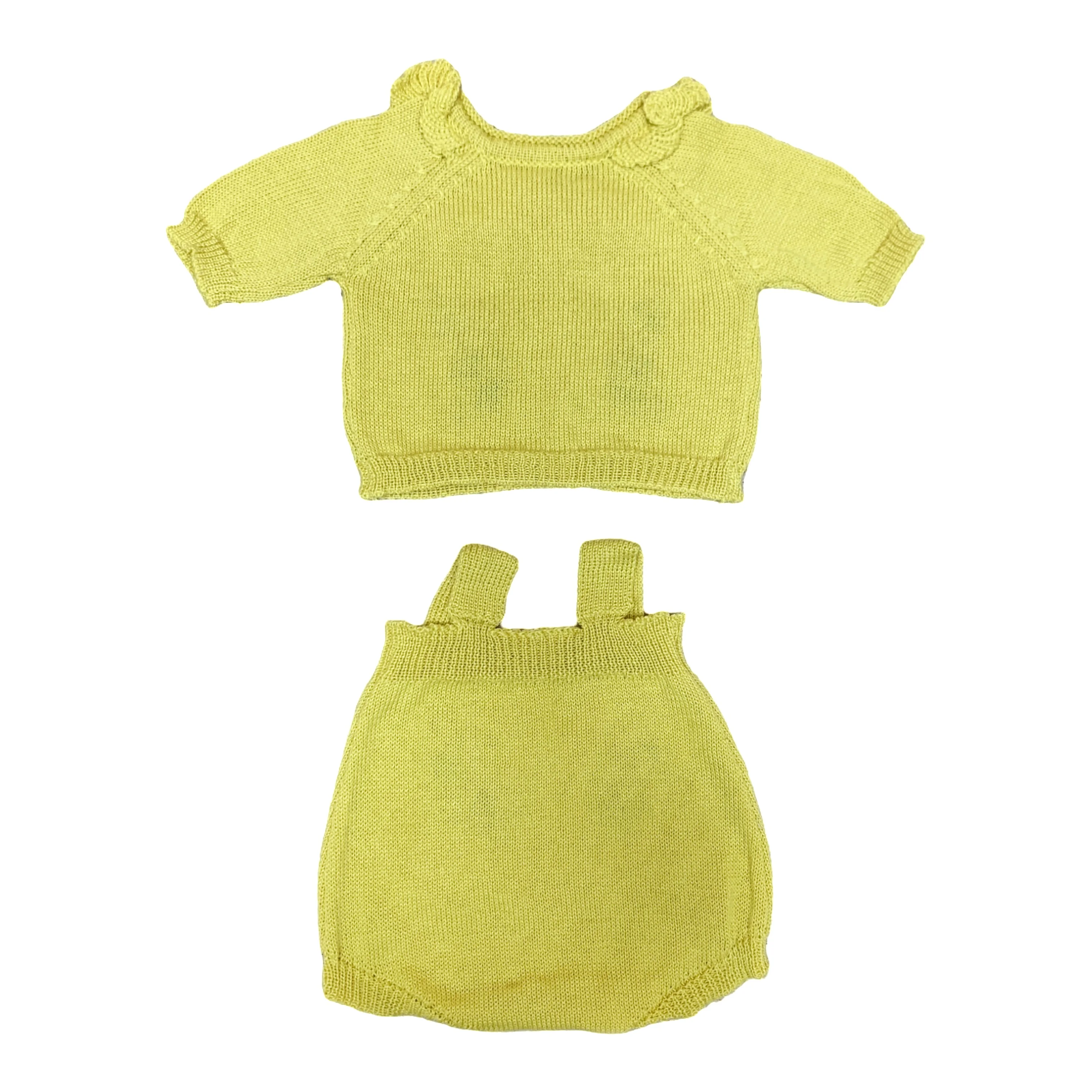 2 Styles Bebe Reborn Doll Sweather Clothes Sets for Size 16-18Inch Reborn Dolls Cute Outfits Soft Touch Quality For Doll's Gift