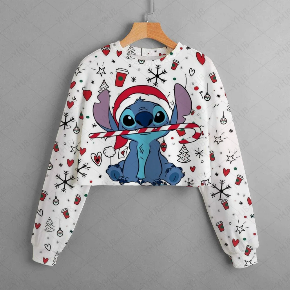 Fashion, Leisure, Fun Lilo&Stitch Hoodie Children's Disney Anime 3D Printed Sweatshirt Girls' Pullover Cute Top