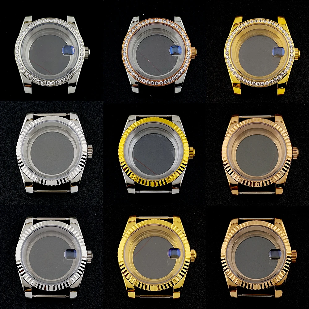 

Корпус NH35, корпус 36/39 мм, корпус с логотипом, сапфировое стекло, подходит для часов с механизмом NH35, аксессуары