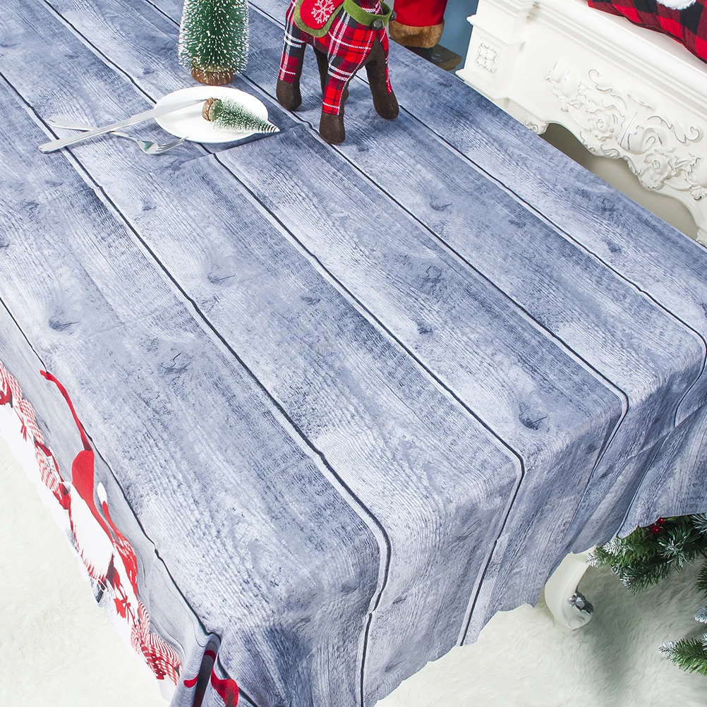 

150 X180cm Table Cloth Christmas Tablecloth Printed Washable Cover Runner Cartoon